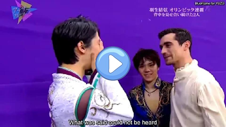 Video thumb: Javi talks about the Olympic hug with Yuzuru Hanyu.