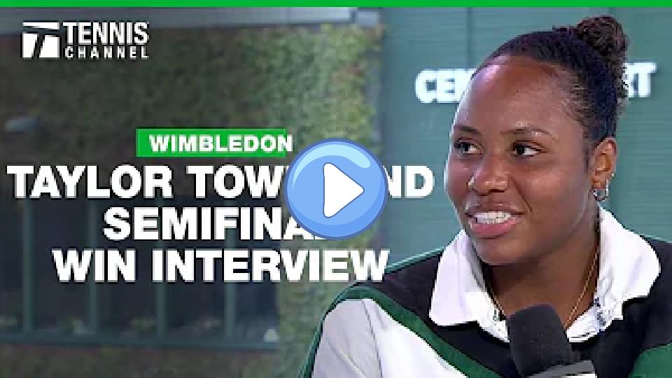 Video thumb: Taylor Townsend spills the tea on her partnership with Katerina Siniakova | 2024 Wimbledon Semifinal