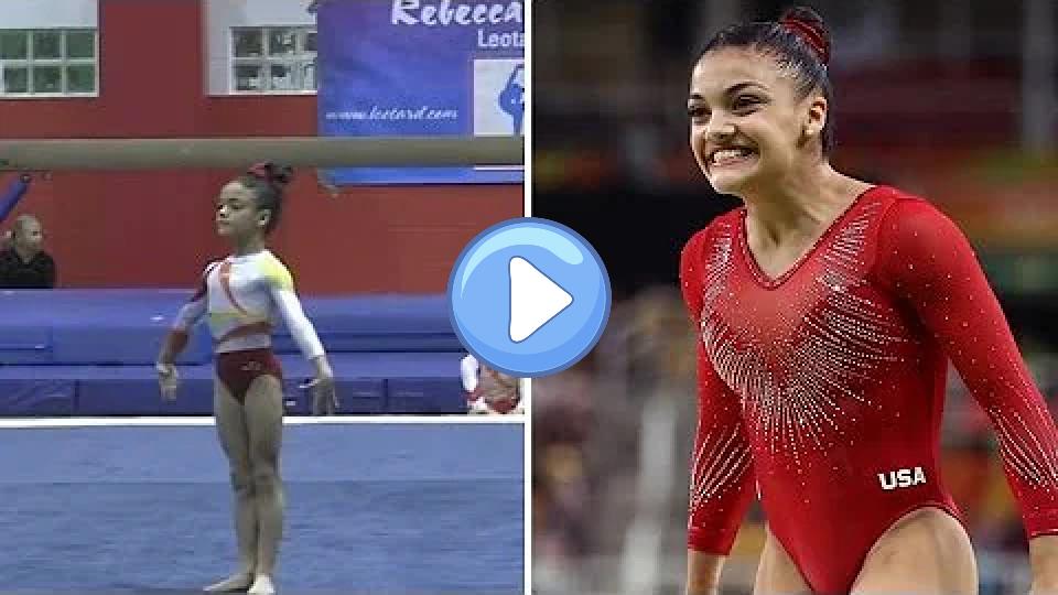 Video thumb: Watch Olympian Laurie Hernandez's Impressive Gymnastics Routine at 8 Years Old