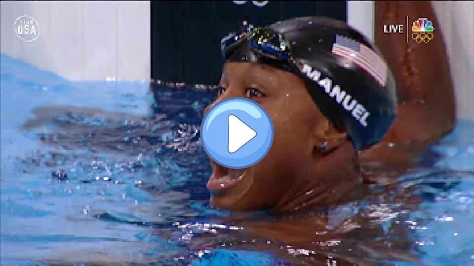Play video: Simone Manuel Sets an Olympic Record in Rio | Gold Medal Moments Presented by HERSHEY'S Video thumb: Simone Manuel Sets an Olympic Record in Rio | Gold Medal Moments Presented by HERSHEY'S