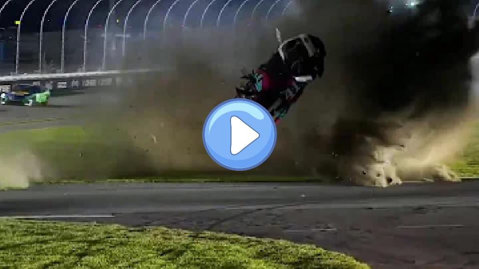 Video thumb: Ryan Preece flips nearly a dozen times in a terrifying crash at Daytona.
