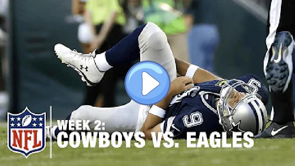 Video thumb: Tony Romo Fumbles and Gets Injured on the Play | Cowboys vs. Eagles | NFL