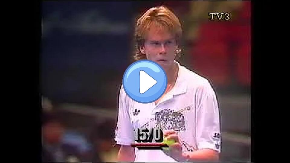 Video thumb: Edberg to serve.