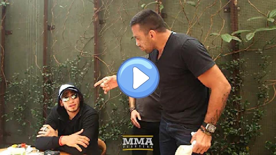 Video thumb: Tony Ferguson and Fabricio Werdum Have to Be Separated at UFC 216 Media Lunch