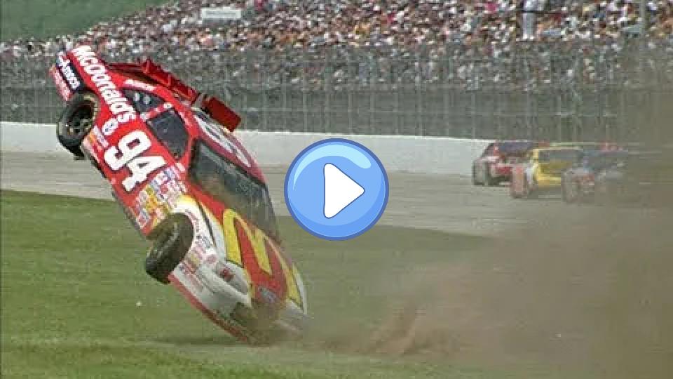 Video thumb: Bill Elliott Airborne Crash - Called by MRN