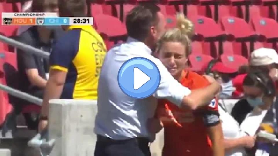 Video thumb: Kristie Mewis' injury against the Chicago Red Stars in 2020