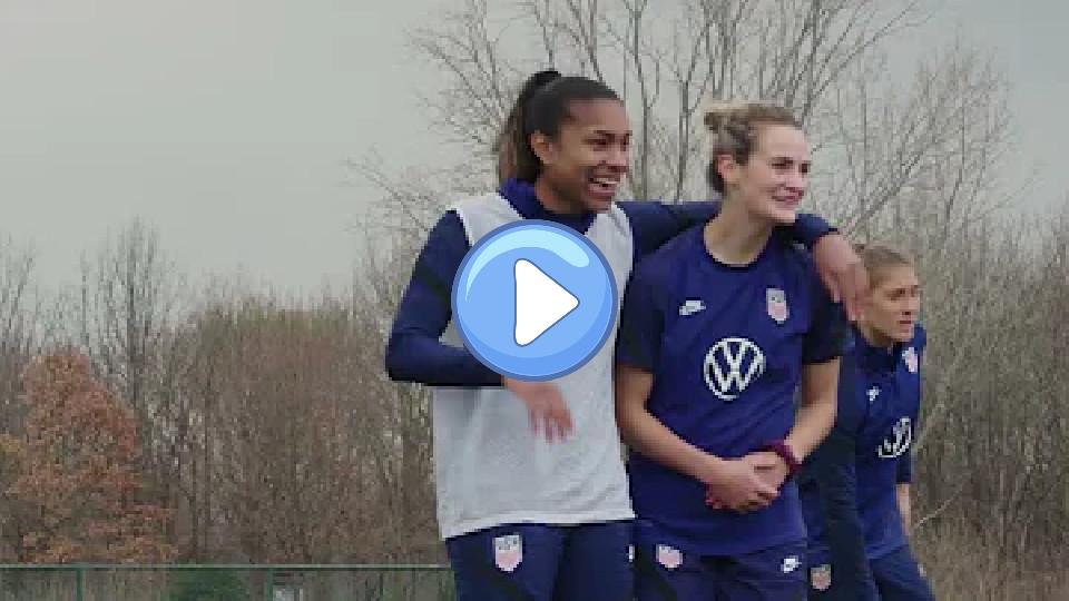 Play video: USWNT Mic'd Up: Catarina Macario Video thumb: USWNT Mic'd Up: Catarina Macario