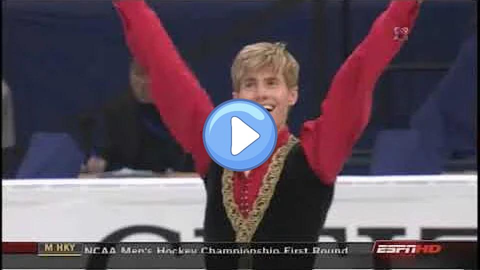 Video thumb: Jeffrey Buttle (CAN) - 2008 World Figure Skating Championships, Men's Free Skate (US, ABC)