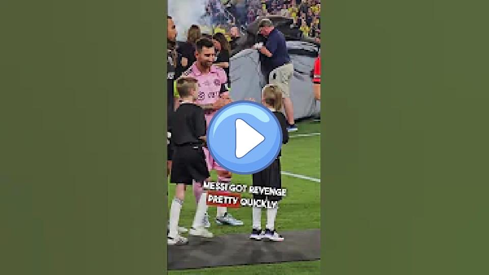 Play video: Messi is the nicest guy in the world. Video thumb: Messi is the nicest guy in the world.