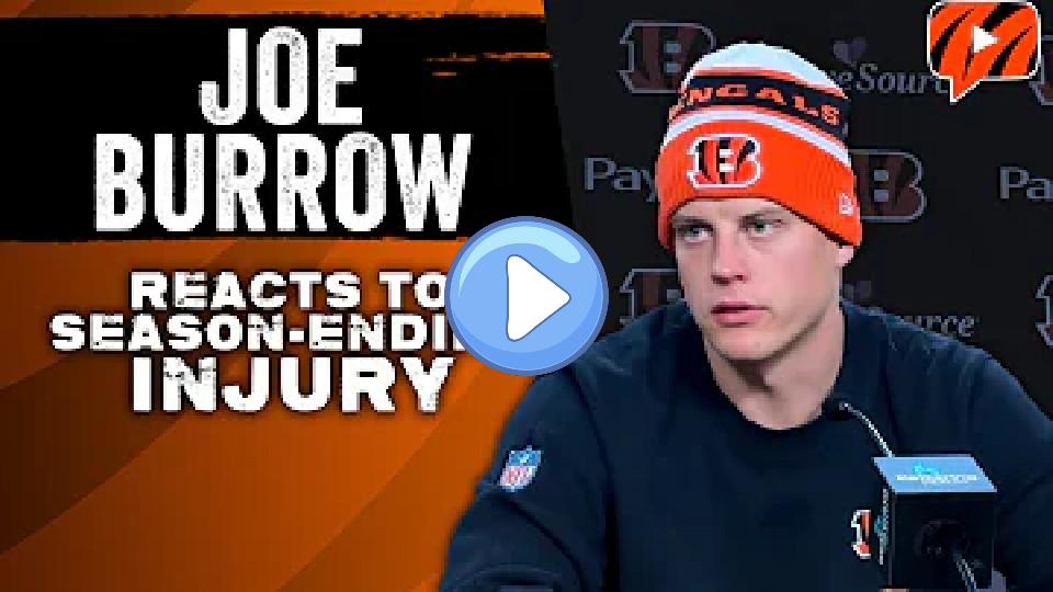 Play video: Joe Burrow's Wrist Injury | Bengals Star Out for the Rest of the Season Video thumb: Joe Burrow's Wrist Injury | Bengals Star Out for the Rest of the Season