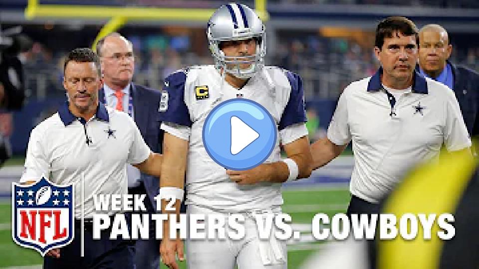 Video thumb: Romo Sacked & Injures Clavicle | Panthers vs. Cowboys | NFL