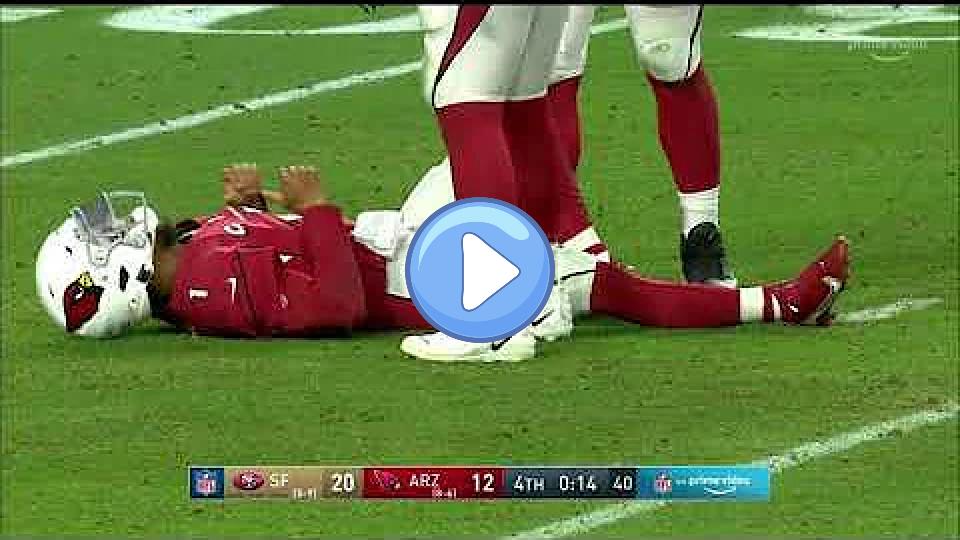 Video thumb: Kyler Murray Injured After Big Hit | NFL Week 16