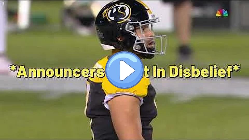 Play video: How This Kicker Left Announcers Speechless 🤯 Video thumb: How This Kicker Left Announcers Speechless 🤯