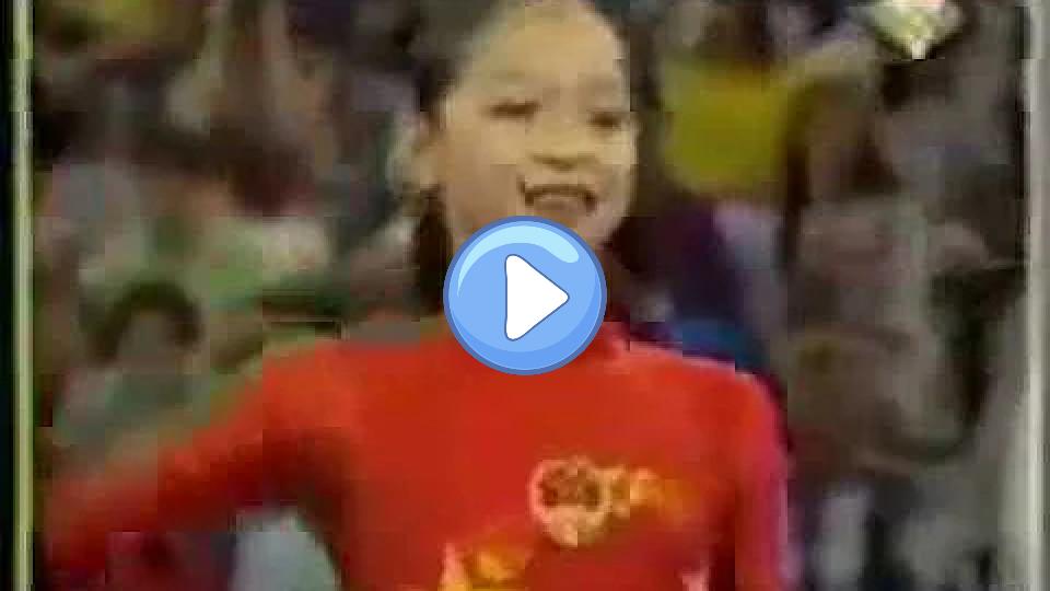 Video thumb: The last time a Thomas Salto was performed in a women's gymnastics competition was at the 1992 Summer Olympics by Elena Mukhina.