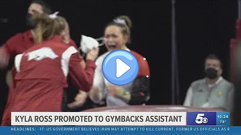 Video thumb: Arkansas Gymnastics Promotes Kyla Ross from Volunteer to Assistant Coach