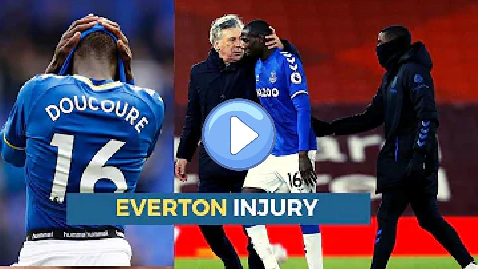 Video thumb: Abdoulaye Doucoure Faces Foot Injury Troubles for Everton