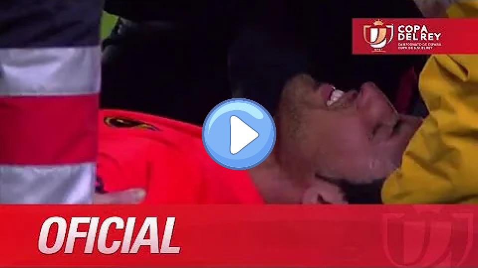 Play video: Busquets' ankle injury Video thumb: Busquets' ankle injury