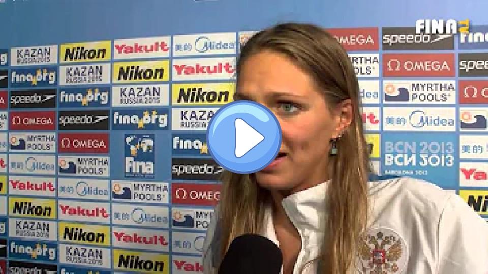 Video thumb: BCN2013: Yuliya Efimova (RUS), Winner of Women's 200m Breaststroke
