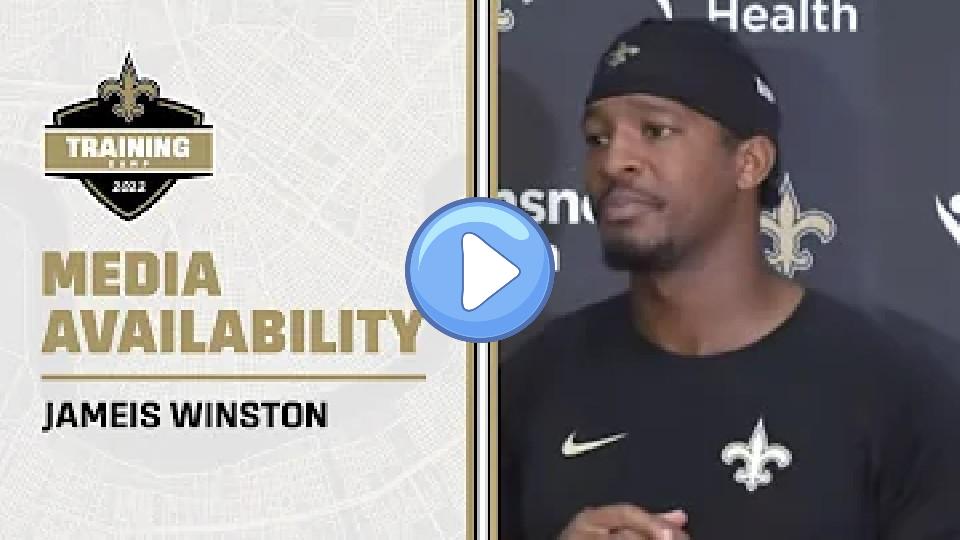 Video thumb: Jameis Winston on Injury Status | Saints Training Camp 2022