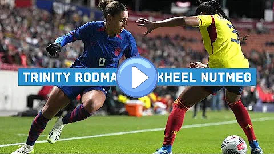 Video thumb: Trinity Rodman Leaves Defender Behind With Slick Backheel Nutmeg