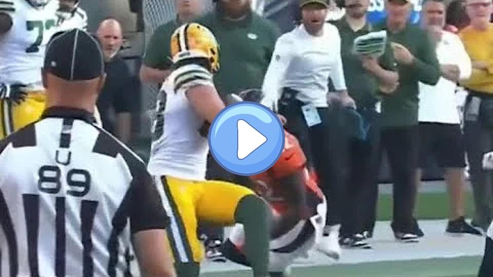 Video thumb: Broncos' Kareem Jackson EJECTED for Hit on Packers' Luke Musgrave