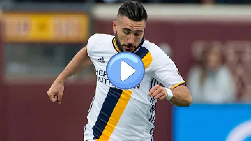Play video: Shot! Romain Alessandrini challenges Bill Hamid from distance. Video thumb: Shot! Romain Alessandrini challenges Bill Hamid from distance.