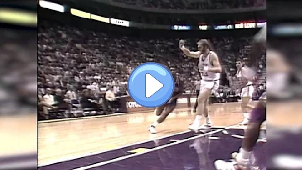 Video thumb: Karl Malone gave Isiah Thomas 40 stitches.