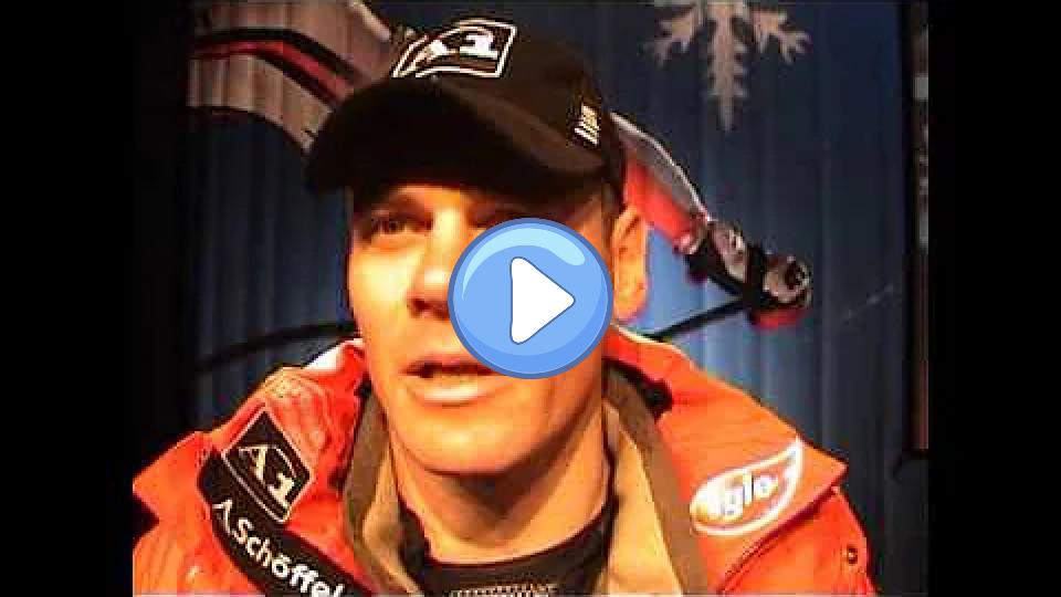 Video thumb: Michael Walchhofer after Val d'Isere Super-G - 1st place