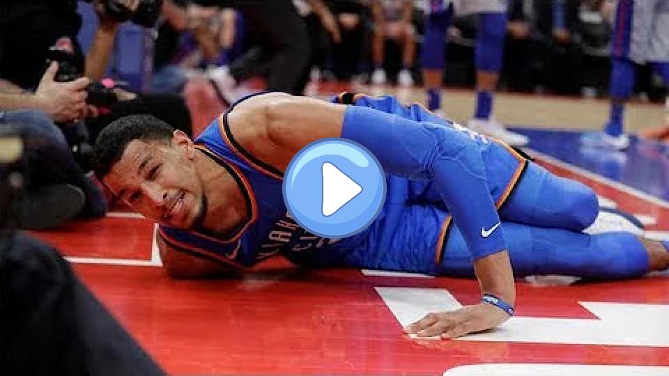 Video thumb: Andre Roberson Ruptures Patellar Tendon in Scary Injury Against Pistons!