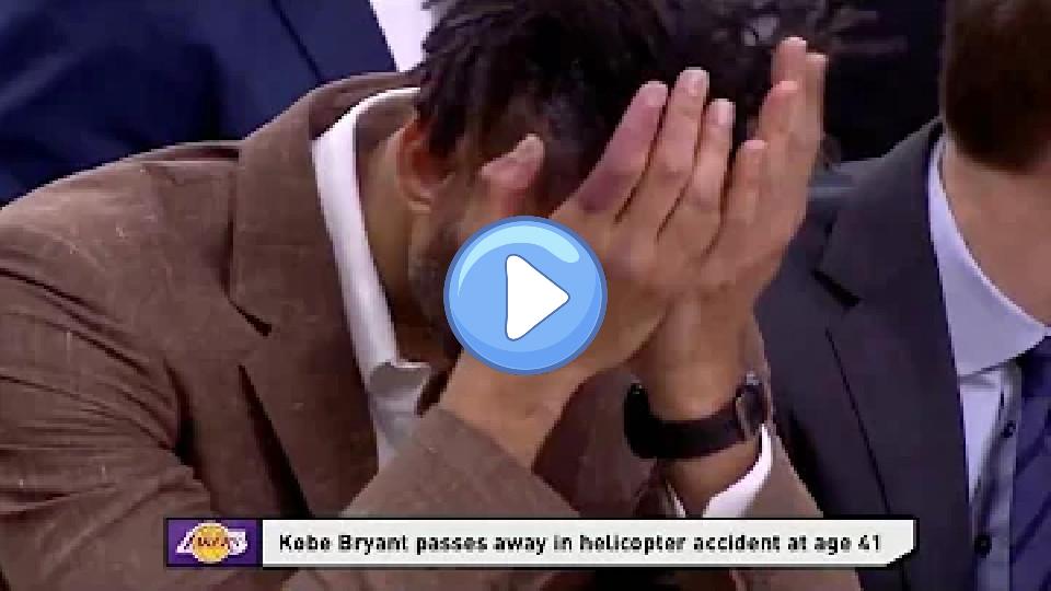 Video thumb: Tim Duncan, Becky Hammon, and Sean Elliott in tears upon hearing the news about Kobe Bryant | Spurs vs. Raptors