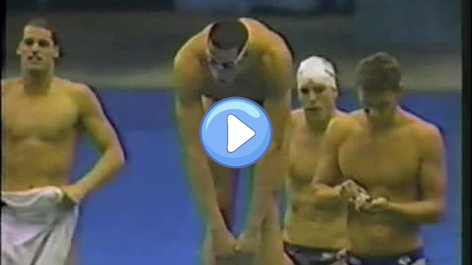 Video thumb: 1988 Olympic Games - Swimming - Men's 4x100 Meter Medley Relay - United States