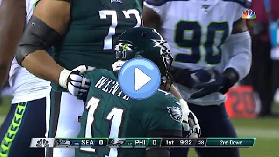 Video thumb: Carson Wentz Injury vs. Seahawks | Wild Card Weekend