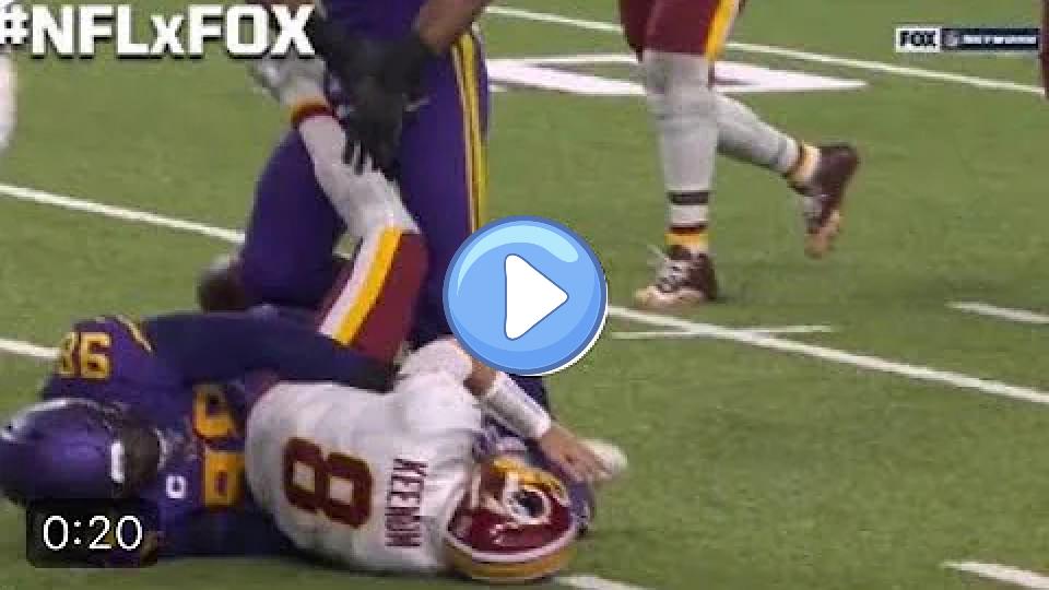 Video thumb: Case Keenum Suffers Concussion Against Vikings on Thursday Night Football