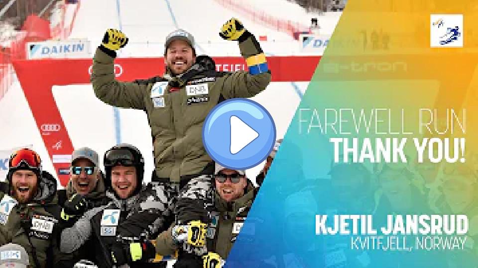 Video thumb: Kjetil Jansrud | Farewell Run and Thank You! | Men's Downhill | Kvitfjell | FIS Alpine