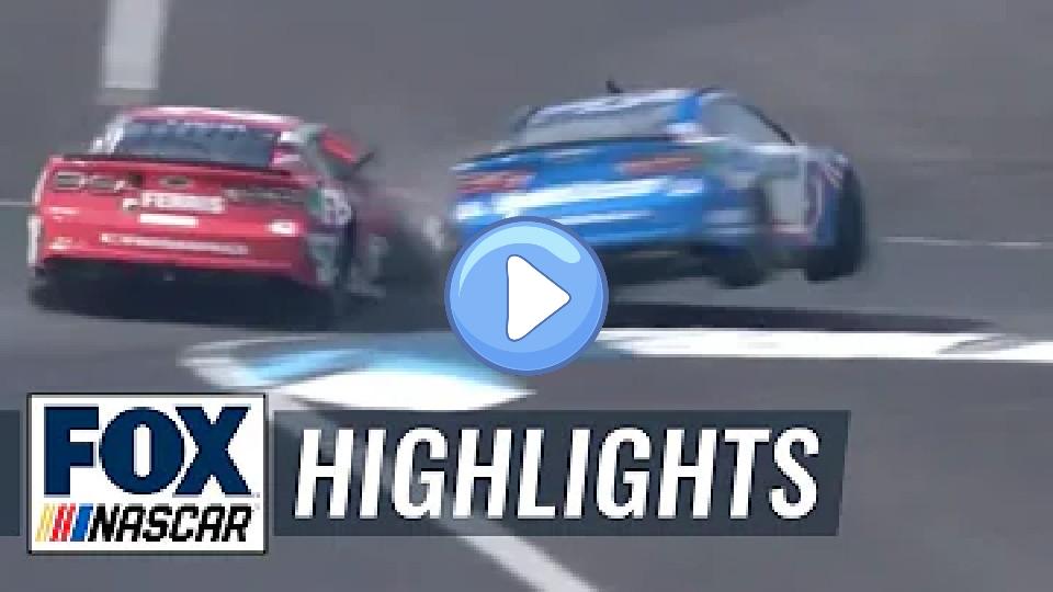 Video thumb: Kyle Larson's Scary Crash with Ty Dillon | NASCAR on FOX Highlights