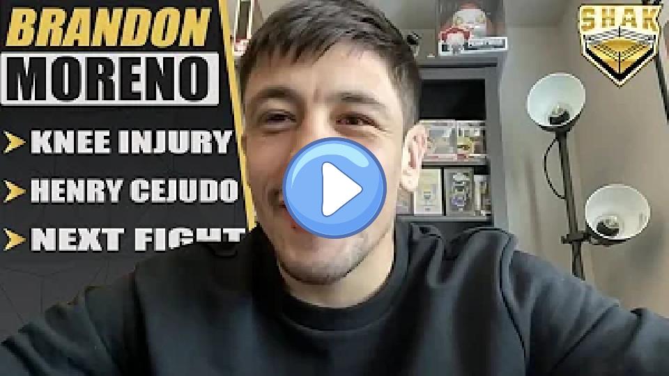 Play video: Brandon Moreno responds to Henry Cejudo's accusations, provides update on knee injury, and discusses UFC 283. Video thumb: Brandon Moreno responds to Henry Cejudo's accusations, provides update on knee injury, and discusses UFC 283.