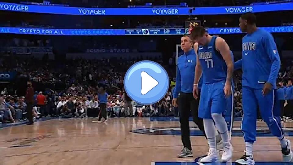 Video thumb: Luka Doncic Scares Entire World After Suffering Same Injury As Kevin Durant In Last Game: 