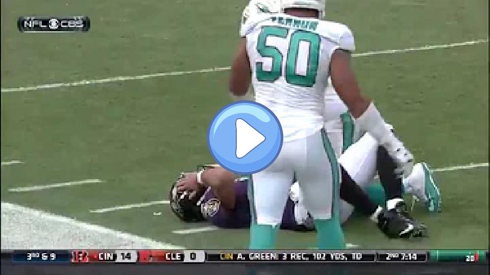 Video thumb: Matt Schaub Gets Head Slammed to Turf, Stays In