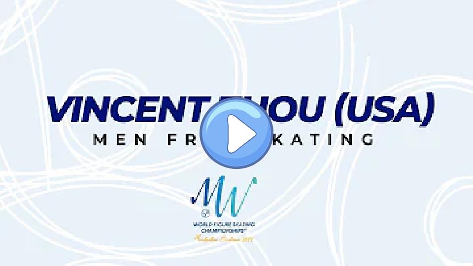 Video thumb: Zhou (USA) | Men's FS | ISU World Figure Skating Championships 2022 | Montpellier | #WorldFigureSkating