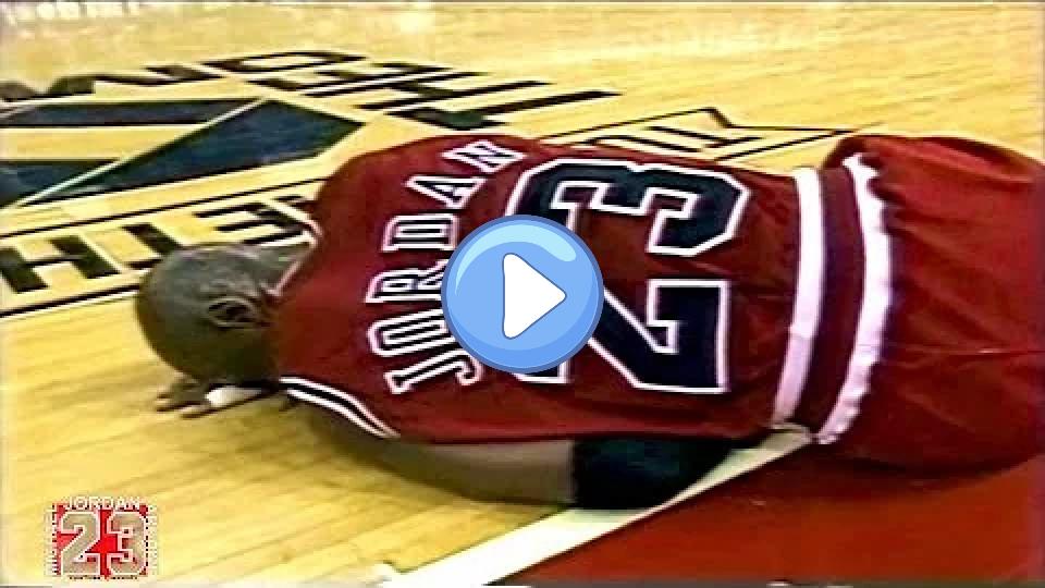 Video thumb: Michael Jordan - 14 Points in 9 Minutes with a Sprained Ankle!