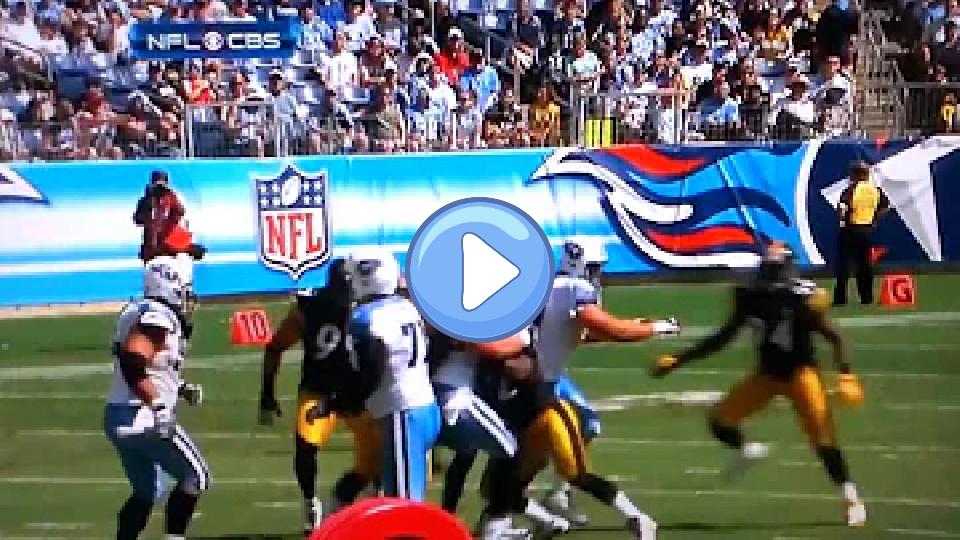 Video thumb: Steelers Flip Vince Young and Body-Slam Him