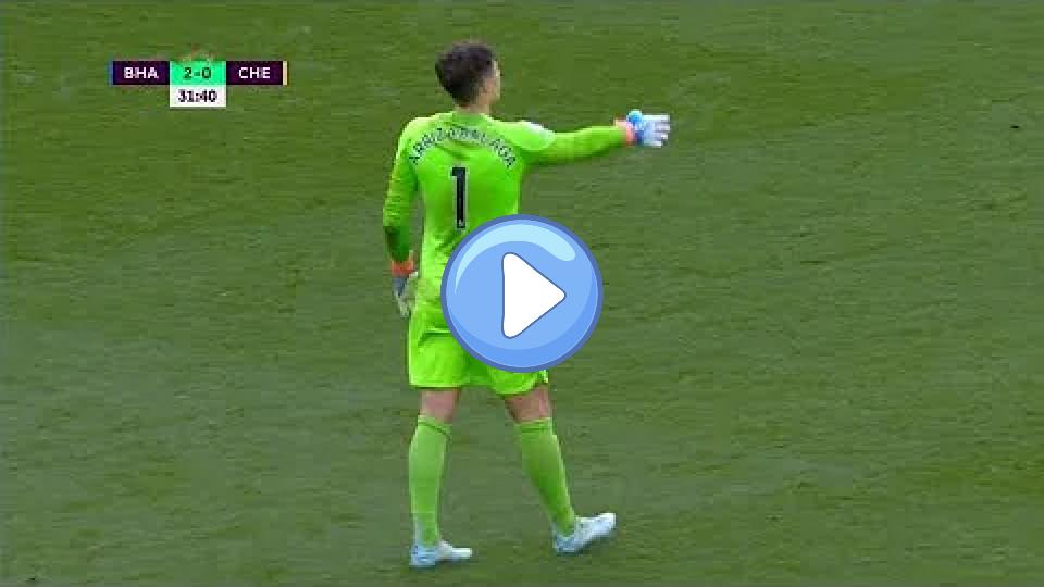 Video thumb: Kepa Arrizabalaga Injury vs Brighton