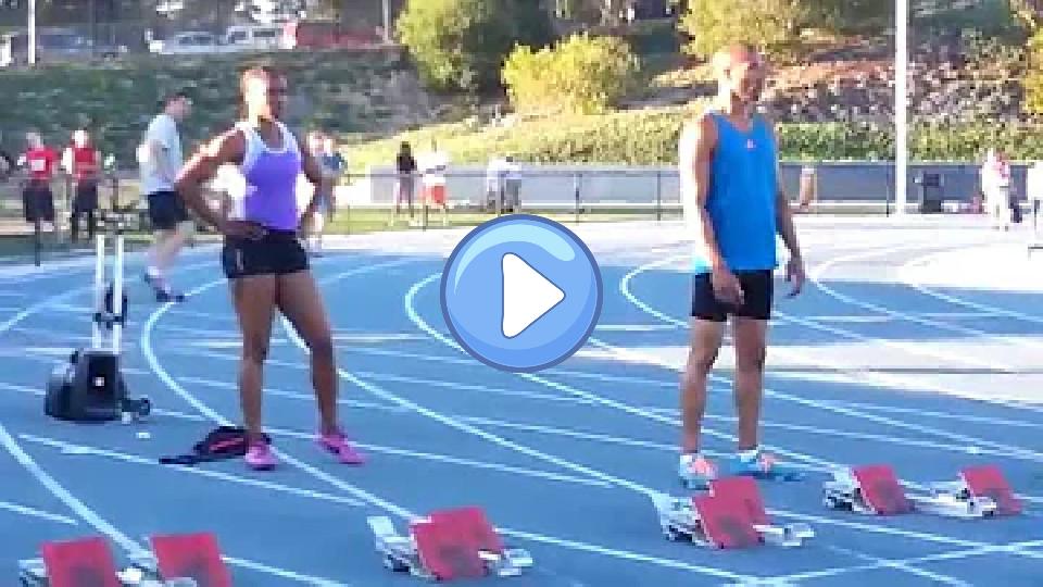 Video thumb: Carmelita Jeter at San Diego Mesa College.