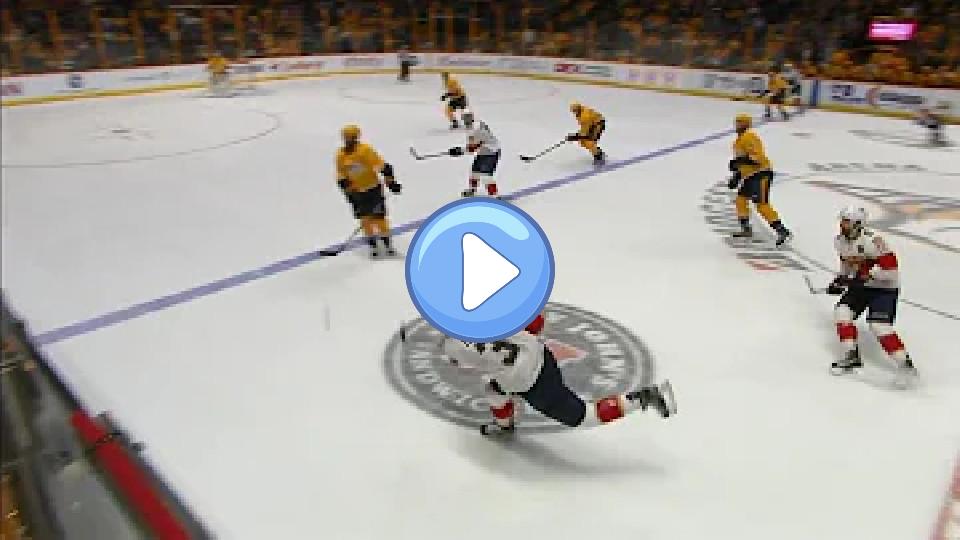 Video thumb: Pekka Rinne was beaten by a Yandle shot from the neutral zone.