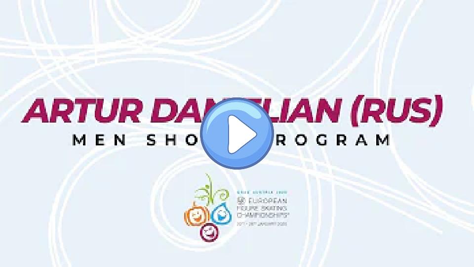 Video thumb: Artur Danielian (RUS) | Men's Short Program | ISU European Figure Skating Championships | #EuroFigure