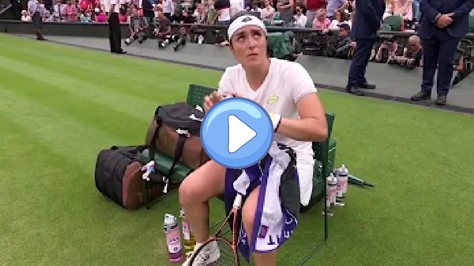 Play video: Ons Jabeur received a warning from the umpire after Sabalenka complained about her behavior in the Wimbledon semifinal. Video thumb: Ons Jabeur received a warning from the umpire after Sabalenka complained about her behavior in the Wimbledon semifinal.