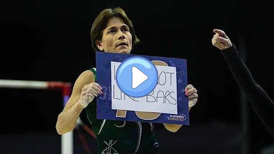 Video thumb: Oksana Chusovitina on Uneven Bars