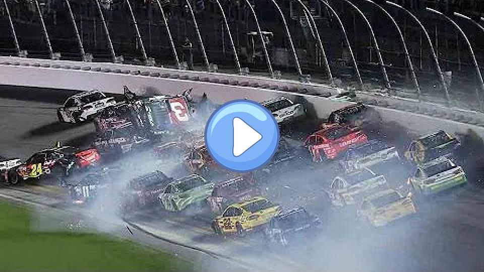 Video thumb: Dillon Walks Away from Scary Wreck | NASCAR | Daytona