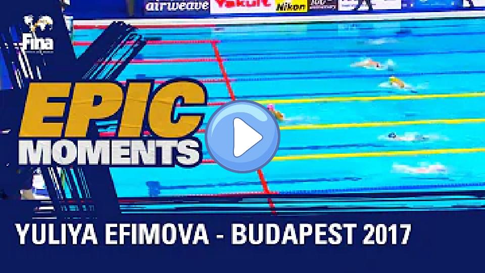 Video thumb: Yuliya Efimova's Dominant Gold Medal at the 2017 FINA World Championships in Budapest