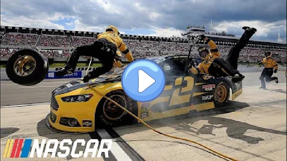 Video thumb: Keselowski's Wild Moment on Pit Road